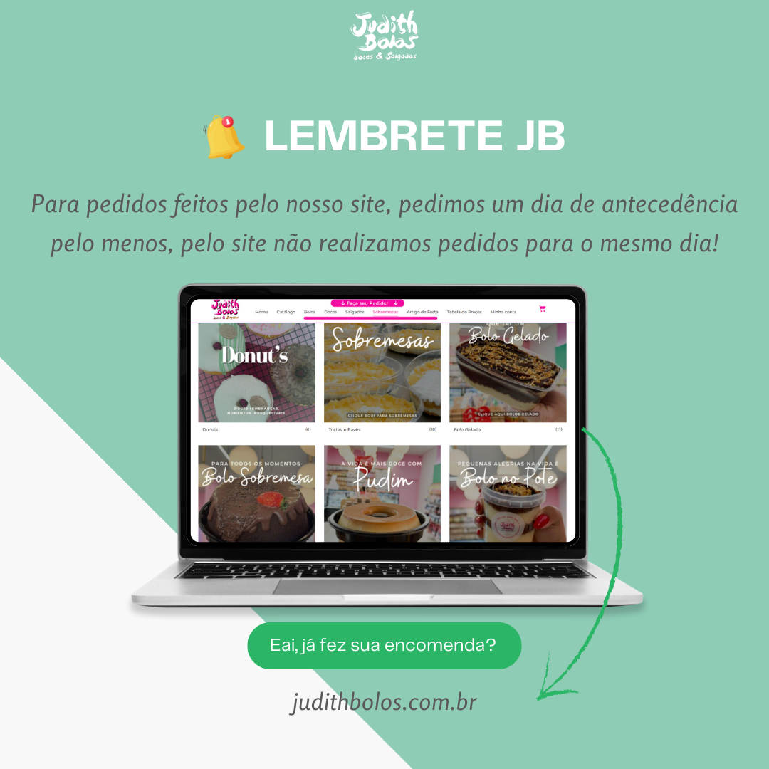 Pedidos Site Judith Bolos