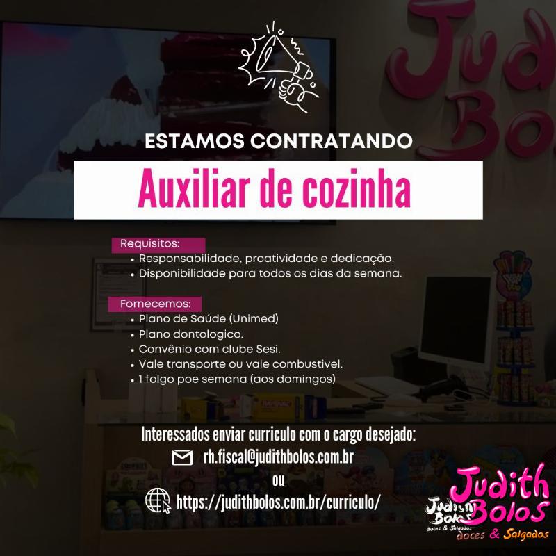 Vaga Para Auxiliar de Cozinha