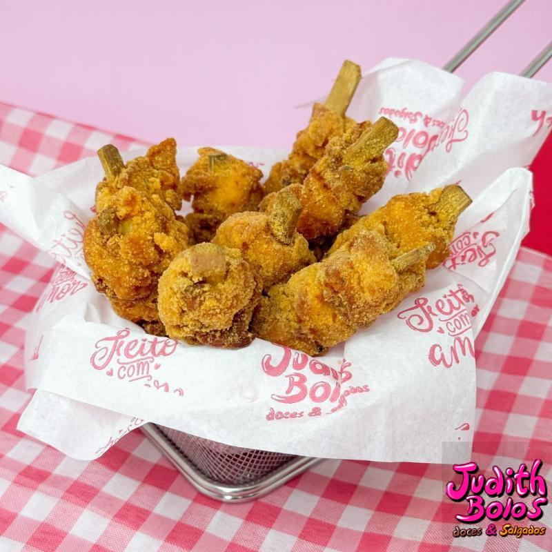 Espetinho de Frango Frito 20 unidades