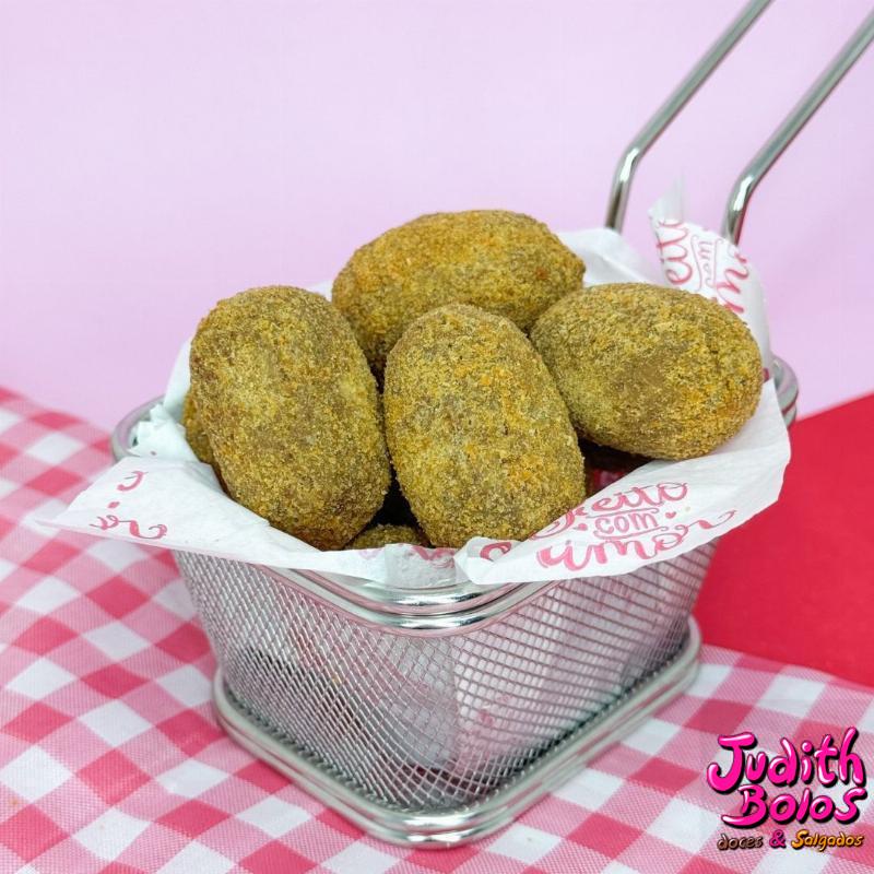 Croquete de Carne c/ Requeijão 25 unidades