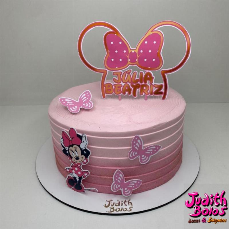 Bolo Laço Rosa da Minnie - 19519