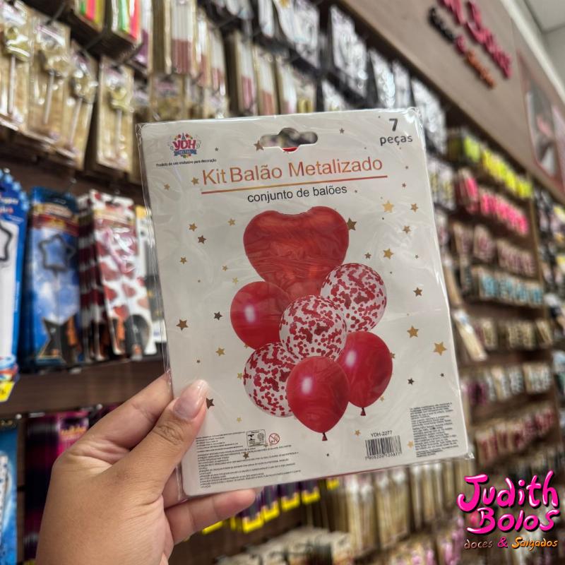 kit de Balões Vermelhos
