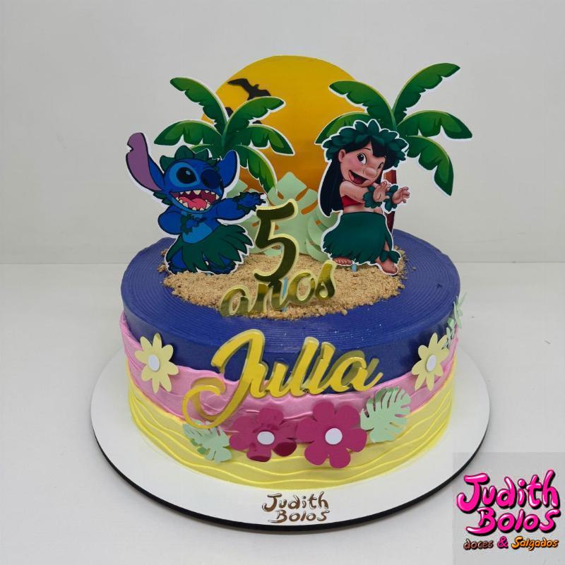 Bolo Lilo & Stitch no Havai - 86839