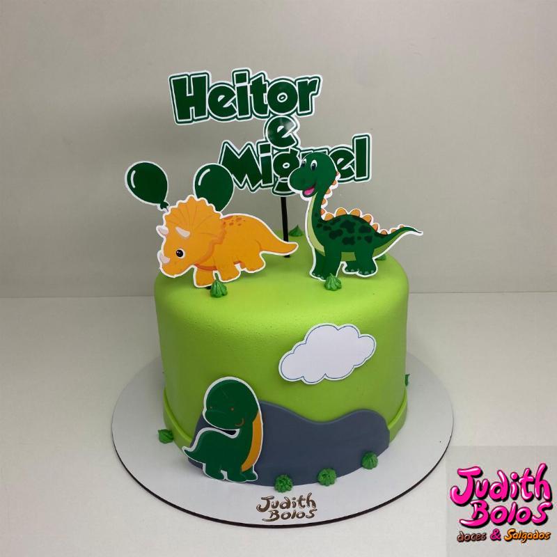 Bolo Verde Dinossauros - 29494