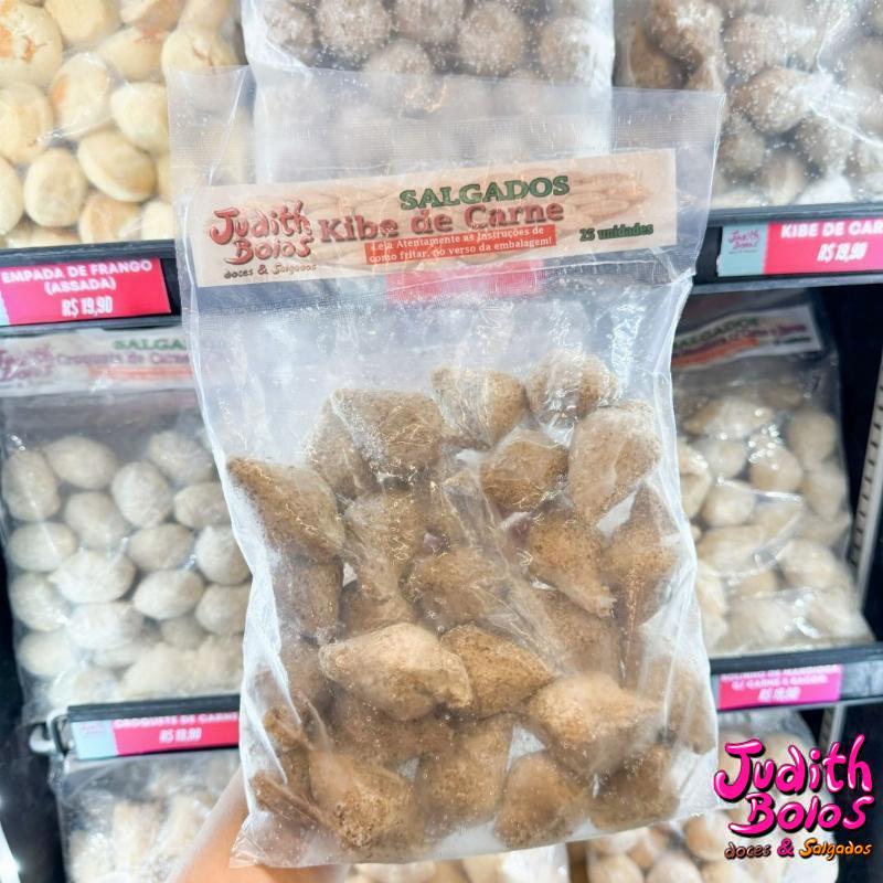 Kibe de Carne Congelado Pct. com 25 unidades
