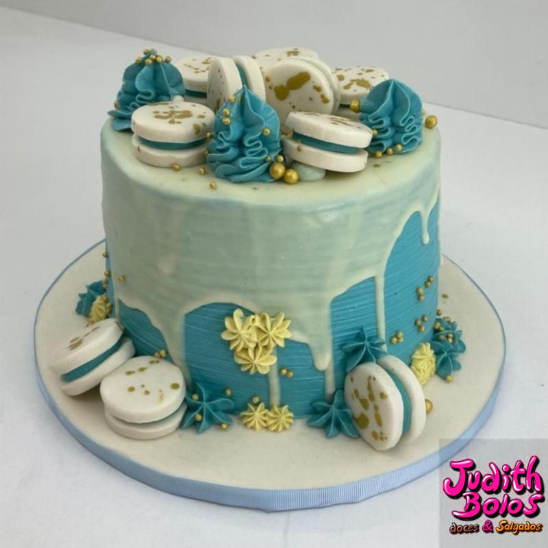 Bolo Azul com Biscoitos - 52256