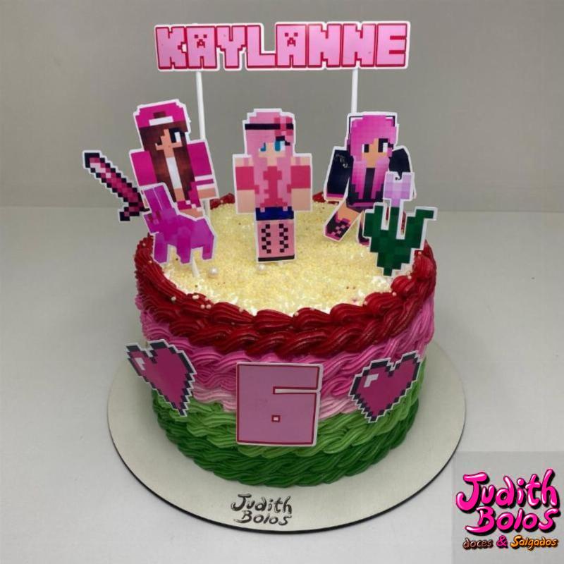 Bolo Roblox Rosa - 78712