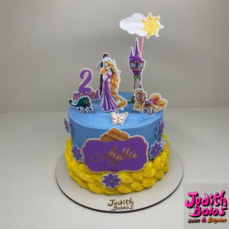 Bolo Rapunzel Enrolados - 17722
