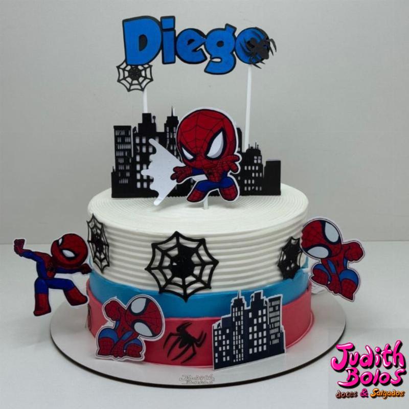 Bolo Super Héroi Homen Aranha - 34699