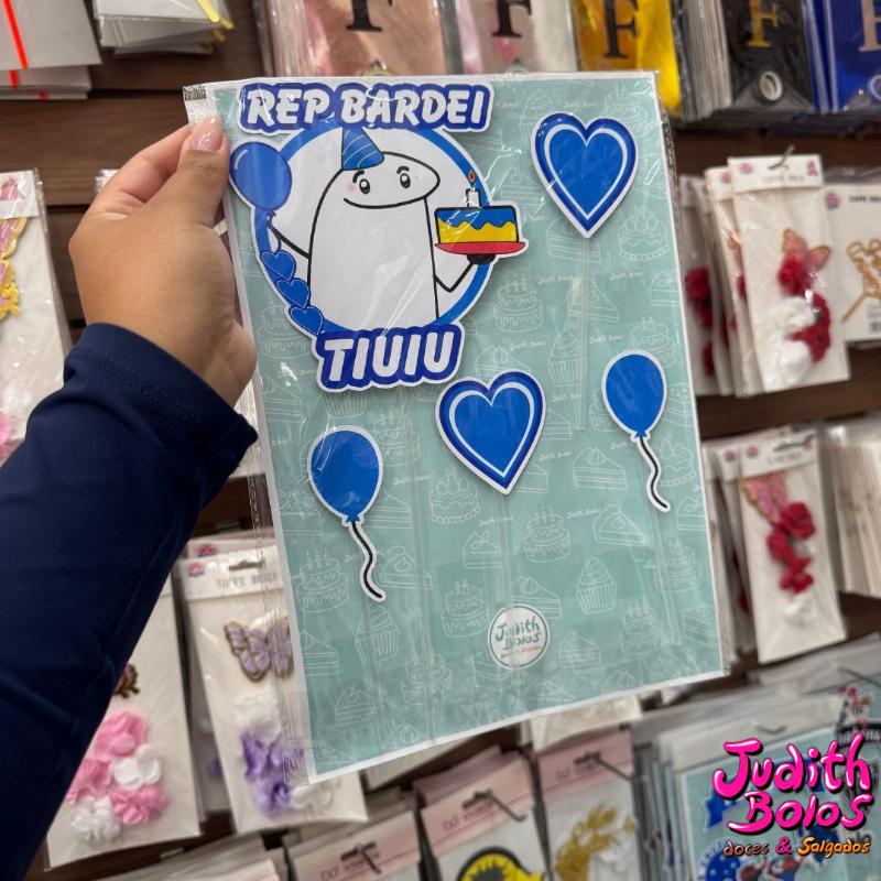 Topo de Bolo Tema Flork - Rep Bardei