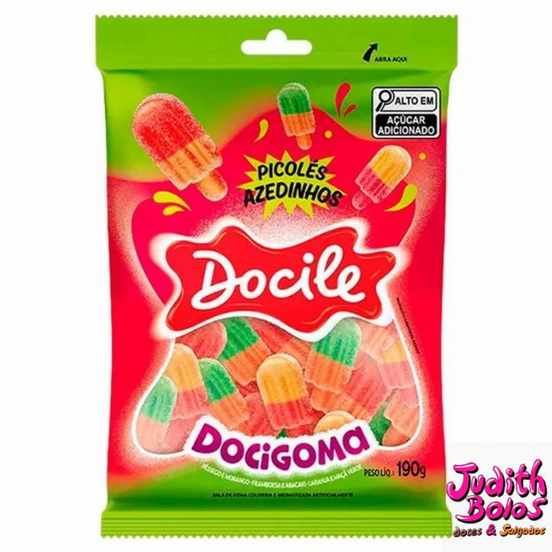 Bala Docigoma Docile Picolés Azedinhos