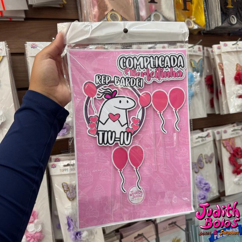 Topo de Bolo Tema Flork - Rep Bardei