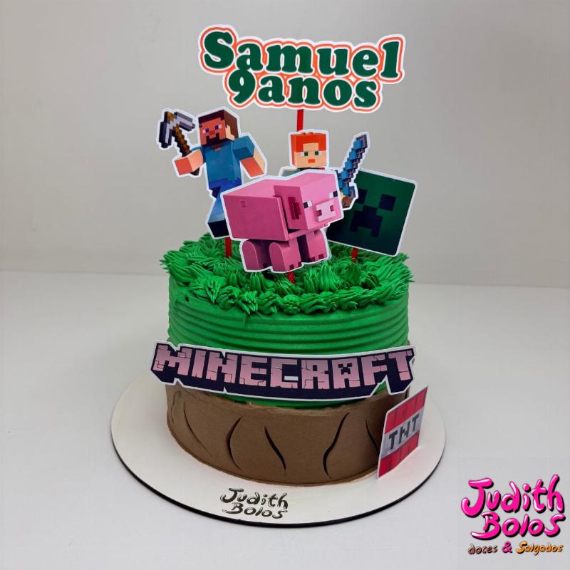 Bolo Jogo Minecraft - 37429