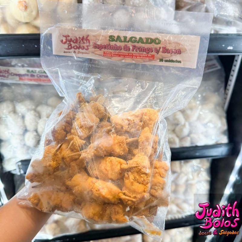 Espetinho de Frango Congelados Pct. com 20 unidades