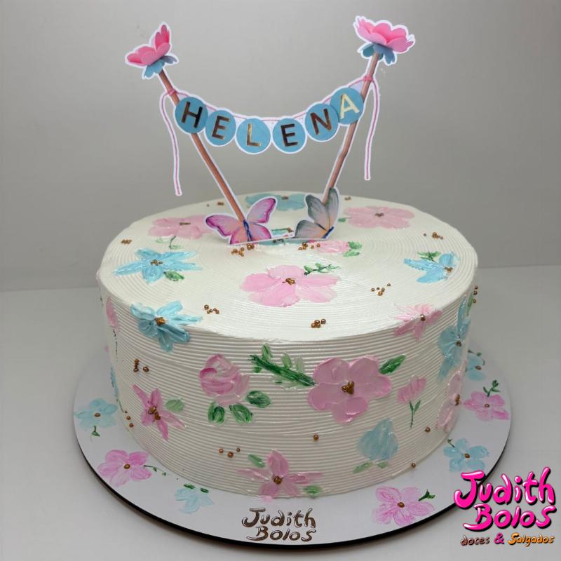 Bolo Borboletas Encantadas - 25886
