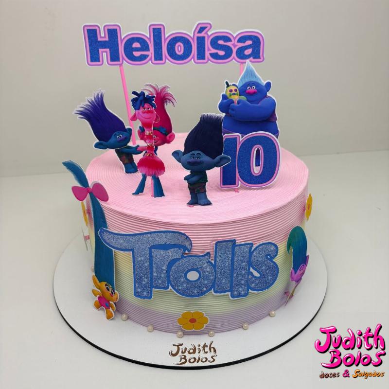 Bolo Filme Trolls - 11238