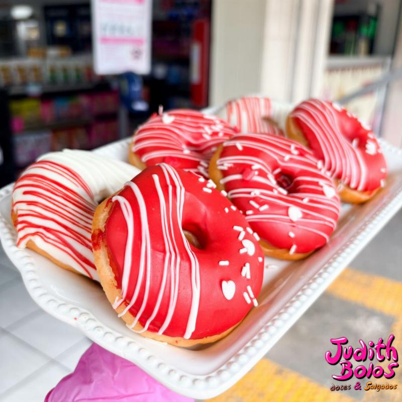 Mini Donuts Vermelho - 70g