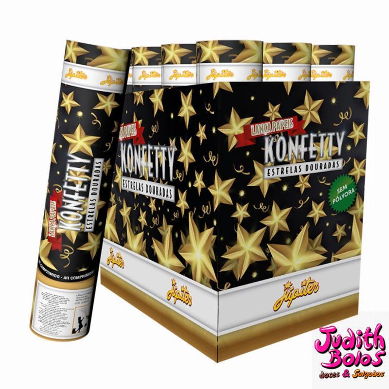 Lança Papel Confete Konfetty Estrelas Júpiter